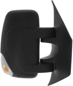 Nissan NV400 2011-2014 Manual Short Arm 16w Indicator Black Wing Mirror Unit Driver Side