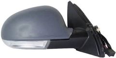 Volkswagen Jetta 2006-2011 Electric Heated Power Folding With Memory Primed (Suitable for Painting) Wing Mirror Unit Driver Side