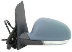 Volkswagen Golf Plus 2004-2009 Electric Heated Power Folding Primed (Suitable for Painting) Wing Mirror Unit Passenger Side