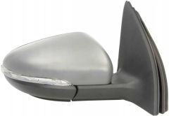 Volkswagen Golf 2009-2013 Electric Heated Power Folding With Puddle Lamp Primed (Suitable for Painting) Wing Mirror Unit Driver Side