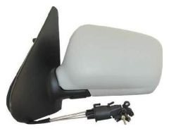 Volkswagen Polo 1994-1999 Manual (Cable Toggle) Primed (Suitable for Painting) Wing Mirror Unit Passenger Side