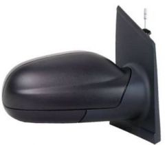 Volkswagen Fox 2006-2012 Manual (Cable Toggle) Black Wing Mirror Unit Driver Side