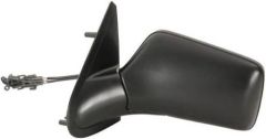 Volkswagen Golf 1994-1999 Manual (Cable Toggle) Black Wing Mirror Unit Passenger Side