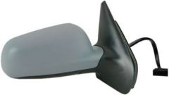 Volkswagen Golf 1997-2001 Electric Heated Blue Tinted Glass Primed (Suitable for Painting) Wing Mirror Unit Driver Side