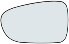 Seat Alhambra 1996-1998 Heated Clear Tinted Convex Wing Mirror Glass Passenger Side