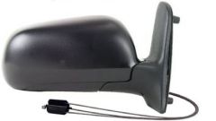 Volkswagen Sharan 2000-2004 Manual (Cable Toggle) Black Wing Mirror Unit Driver Side