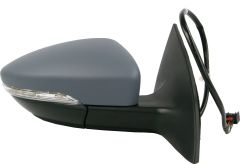 Volkswagen CC 2012-2017 Electric Heated Power Folding With Memory Primed (Suitable for Painting) Wing Mirror Unit Driver Side