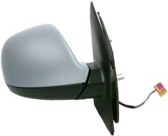 Volkswagen Transporter 2010-2016 Electric Heated Power Folding Primed (Suitable for Painting) Wing Mirror Unit Driver Side