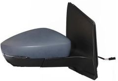 Volkswagen e-Up 2019-2023 Manual (Cable Toggle) Primed (Suitable for Painting) Wing Mirror Unit Driver Side