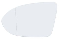 Volkswagen Passat 2020-2022 Heated Clear Tinted Aspherical Wing Mirror Glass Passenger Side