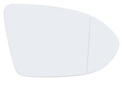 Volkswagen Passat 2015-2020 Heated Clear Tinted Aspherical Wing Mirror Glass Driver Side