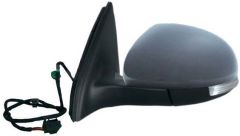 Volkswagen Tiguan 2007-2011 Electric Heated Power Folding With Memory Primed (Suitable for Painting) Wing Mirror Unit Passenger Side