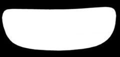 Renault Trafic 2001-2014 Clear Convex Lower Stick On Wing Mirror Glass Driver Side