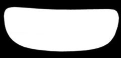 Renault Trafic 2001-2014 Clear Convex Lower Stick On Wing Mirror Glass Passenger Side