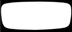 Renault Master 2003-2010 Clear Convex Lower Stick On Wing Mirror Glass Passenger Side