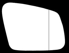 Mercedes S-Class 2009-2013 Clear Aspherical Stick On Wing Mirror Glass Driver Side