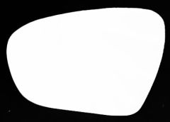 Kia Optima 2010-2015 Clear Convex Stick On Wing Mirror Glass Passenger Side