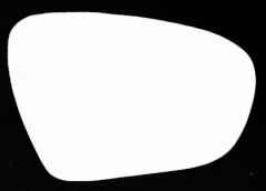 Kia Optima 2010-2015 Clear Convex Stick On Wing Mirror Glass Driver Side