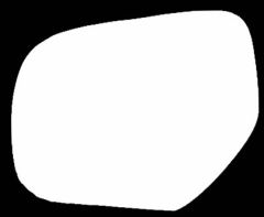 Mitsubishi Outlander 2012-2019 Clear Convex Stick On Wing Mirror Glass Passenger Side
