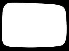 Daihatsu Hi Jet 1986-2004 Clear Convex Stick On Wing Mirror Glass Driver Side