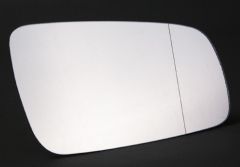 Skoda Fabia 2000-2007 Clear Aspherical Stick On Wing Mirror Glass Driver Side