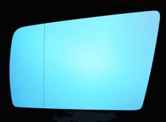Mercedes E-Class 1995-1999 Blue Tinted Aspherical Stick On Wing Mirror Glass Passenger Side