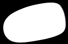 Chrysler Neon 1993-1999 Clear Convex Stick On Wing Mirror Glass Passenger Side