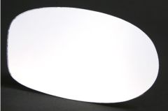 Fiat Seicento 1998-2004 Clear Convex Stick On Wing Mirror Glass Driver Side