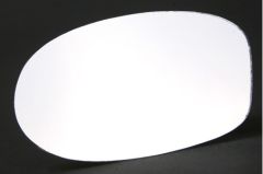 Fiat Seicento 1998-2004 Clear Convex Stick On Wing Mirror Glass Passenger Side