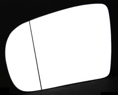 Mercedes E-Class 1999-2002 Clear Aspherical Stick On Wing Mirror Glass Passenger Side