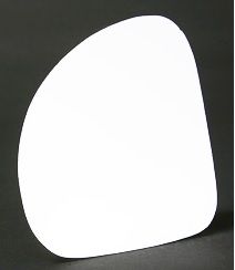 Fiat Multipla 1998-2010 Clear Convex (Upper Glass) Stick On Wing Mirror Glass Passenger Side