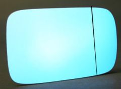 BMW 7 Series 2002-2009 Blue Tinted Aspherical Stick On Wing Mirror Glass Driver Side