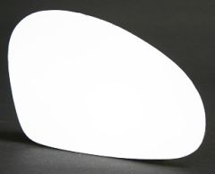 Seat Leon 2003-2005 Clear Convex Stick On Wing Mirror Glass Driver Side