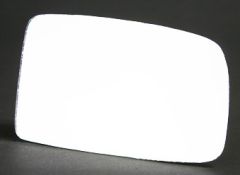Fiat Panda 2003-2009 Clear Convex Stick On Wing Mirror Glass Driver Side