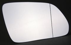 Skoda Octavia 2004-2009 Clear Aspherical Stick On Wing Mirror Glass Driver Side