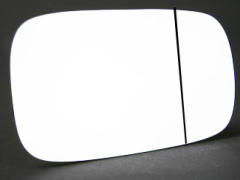 Renault Clio 2005-2009 Clear Aspherical Stick On Wing Mirror Glass Driver Side