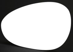 Fiat Punto 2012-2015 Clear Convex Stick On Wing Mirror Glass Passenger Side
