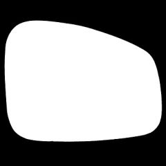 Renault Megane 2008-2016 Clear Convex Stick On Wing Mirror Glass Driver Side