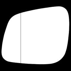 Mercedes A-Class 2008-2012 Clear Aspherical Stick On Wing Mirror Glass Passenger Side