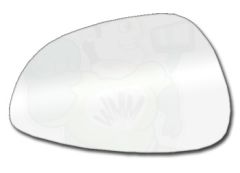 Ford Fiesta 2008-2012 Clear Convex Stick On Wing Mirror Glass Passenger Side