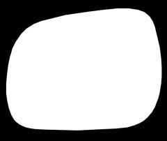 Toyota Rav4 2005-2013 Clear Convex Stick On Wing Mirror Glass Passenger Side