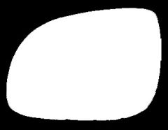 Kia Picanto 2007-2011 Clear Convex Stick On Wing Mirror Glass Passenger Side