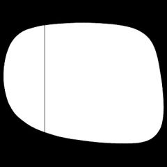 Lexus IS220 2005-2013 Clear Aspherical Stick On Wing Mirror Glass Passenger Side