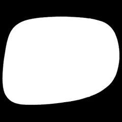 Lexus IS220 2005-2013 Clear Convex Stick On Wing Mirror Glass Driver Side