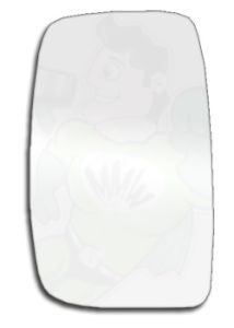 Fiat Scudo 2007-2016 Clear Convex (Single Glass Type) Stick On Wing Mirror Glass Driver Side