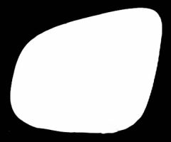 Renault Kangoo 2013-2019 Clear Convex Stick On Wing Mirror Glass Passenger Side