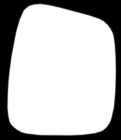 Citroen Nemo 2007-2019 Clear Convex Stick On Wing Mirror Glass Driver Side