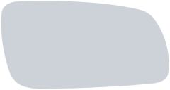 Audi S4 1997-2001 Non-Heated Clear Tinted Convex Wing Mirror Glass Driver Side