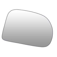 Hyundai Amica 2001-2008 Non-Heated Convex Wing Mirror Glass Driver Side