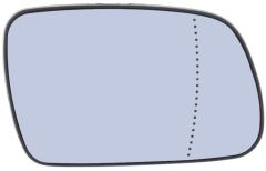 Peugeot 307 2003-2005 Heated Blue Tinted Aspherical Wing Mirror Glass Driver Side